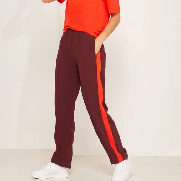 Lacoste Pants - Lacoste 32 34 40 Bordeaux Track Pants - New